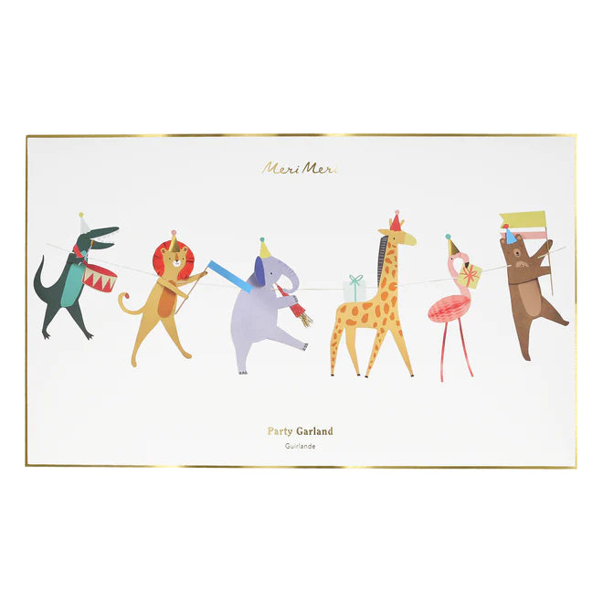 ANIMAL PARADE GARLAND Meri Meri Garlands & Banners Bonjour Fete - Party Supplies