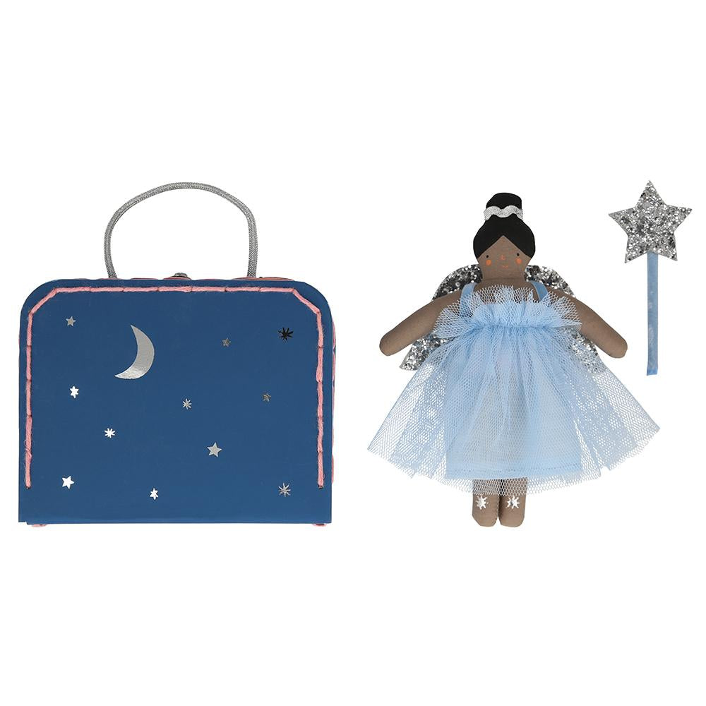 MINI RUBY FAIRY & SUITCASE Meri Meri Dolls & Stuffed Animals Bonjour Fete - Party Supplies