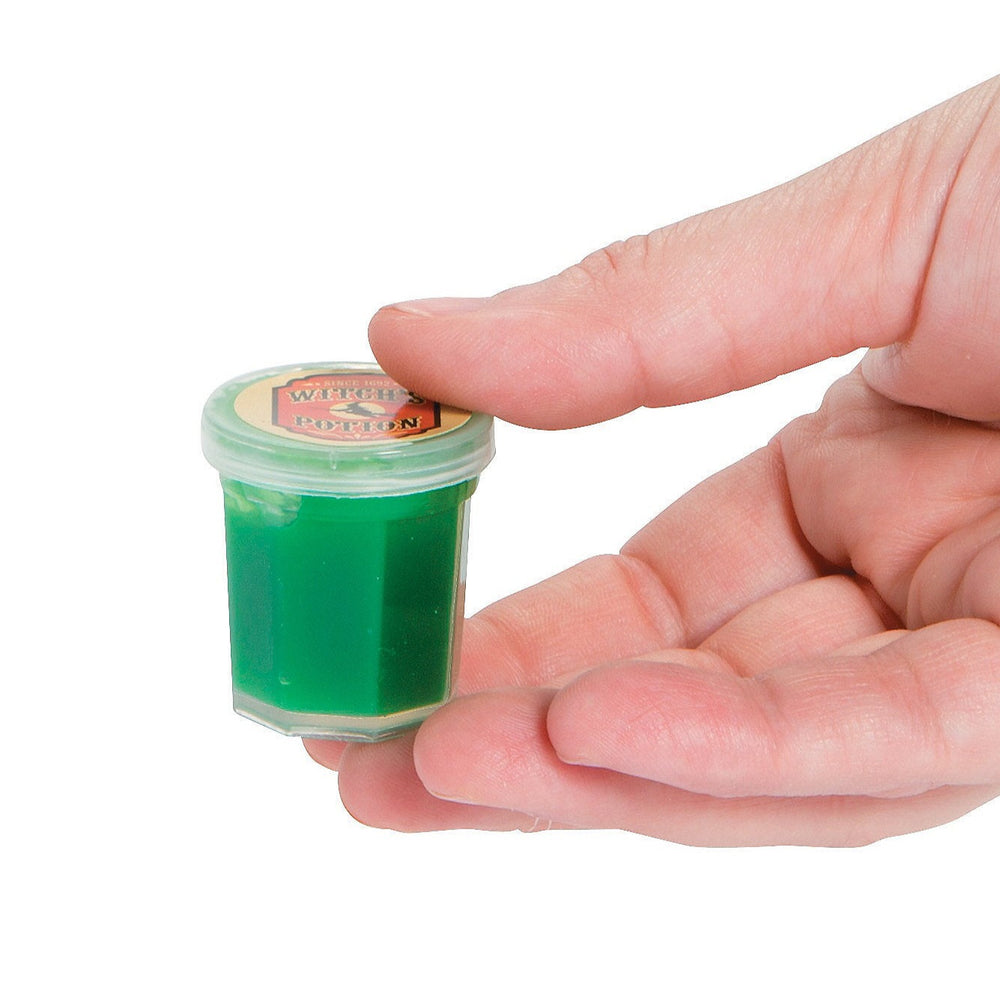 MINI WITCH'S POTION TUB OF SLIME Fun Express Halloween Party Favors Bonjour Fete - Party Supplies