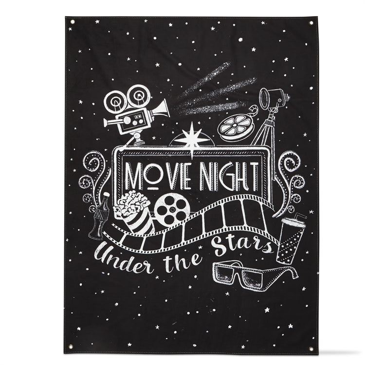 MOVIE NIGHT WALL ART Tag Bonjour Fete - Party Supplies