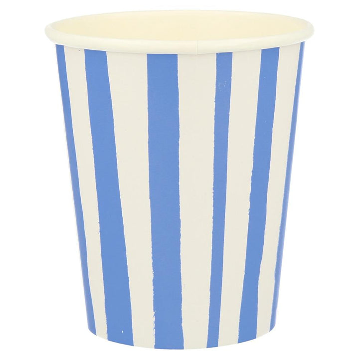 MIXED STRIPE CUPS Meri Meri Cups Bonjour Fete - Party Supplies