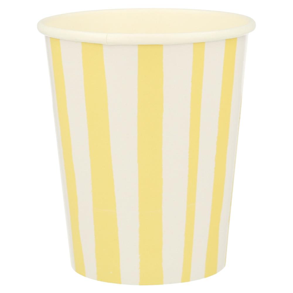 MIXED STRIPE CUPS Meri Meri Cups Bonjour Fete - Party Supplies