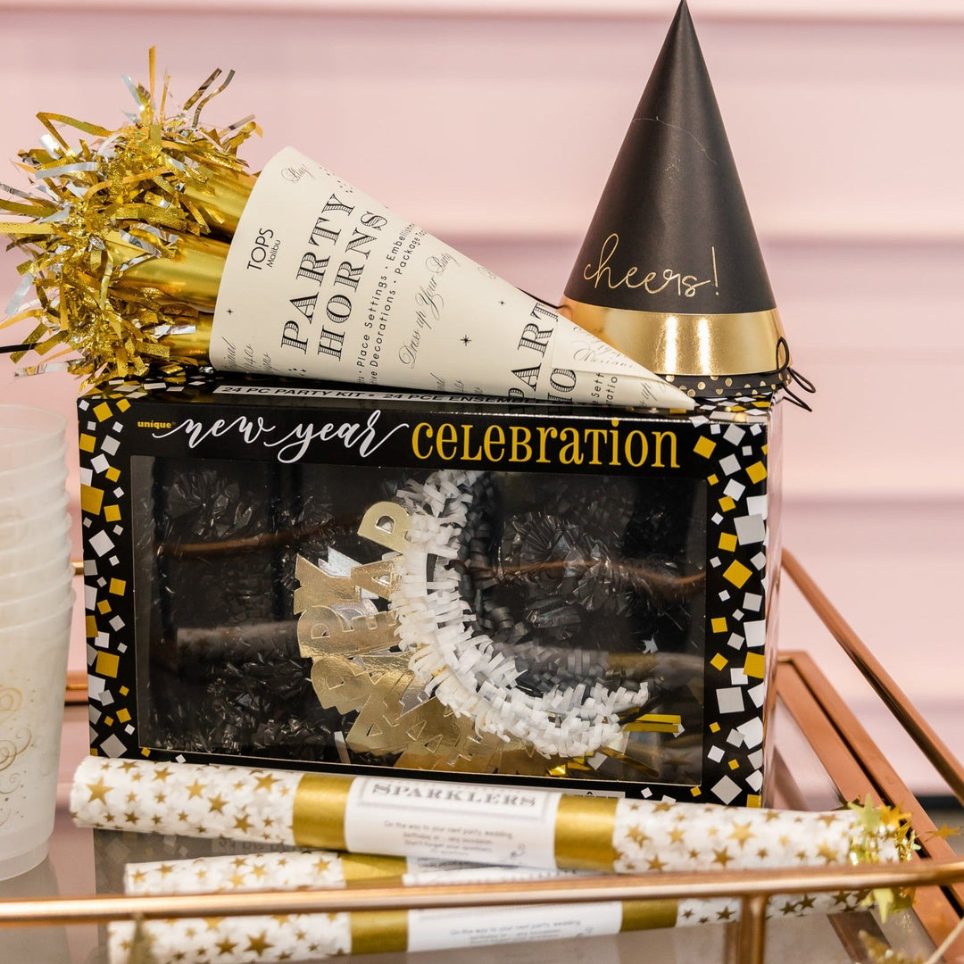 DELUXE GOLD STARS SPARKLERS TOPS Malibu Sparkler Bonjour Fete - Party Supplies