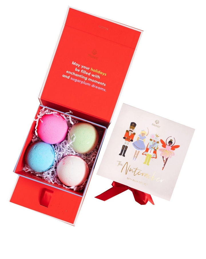 NUTCRACKER BATH BALM SET Musee Bath Bomb Bonjour Fete - Party Supplies