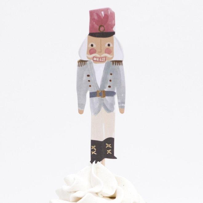 NUTCRACKER CUPCAKE KIT Meri Meri Christmas Baking Bonjour Fete - Party Supplies