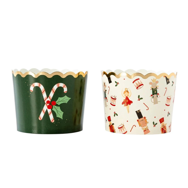 NUTCRACKER THEMED FOOD CUPS My Mind’s Eye Christmas Holiday Baking Bonjour Fete - Party Supplies