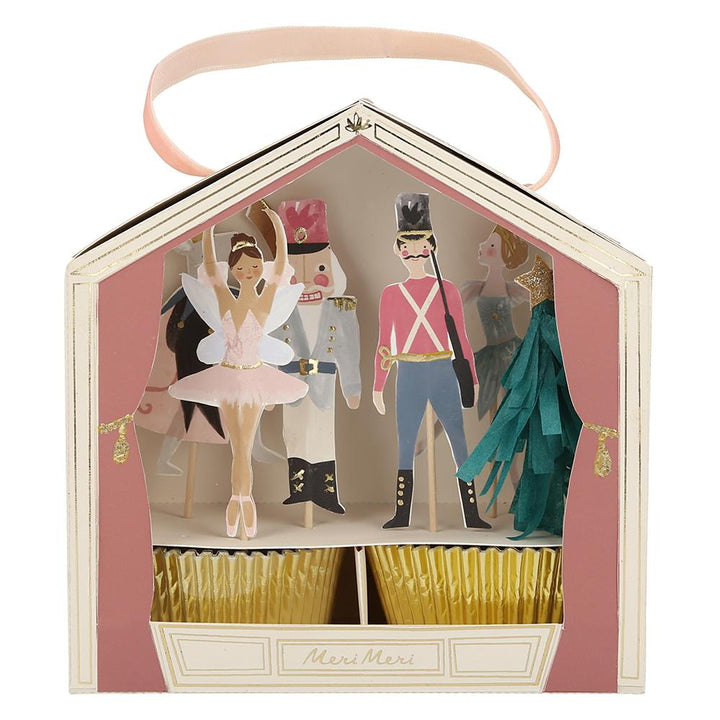 NUTCRACKER CUPCAKE KIT Meri Meri Christmas Baking Bonjour Fete - Party Supplies