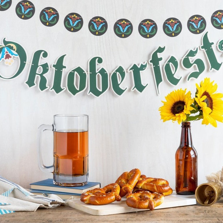 OKTOBERFEST LETTER BANNER My Mind's Eye Garlands & Banners Bonjour Fete - Party Supplies