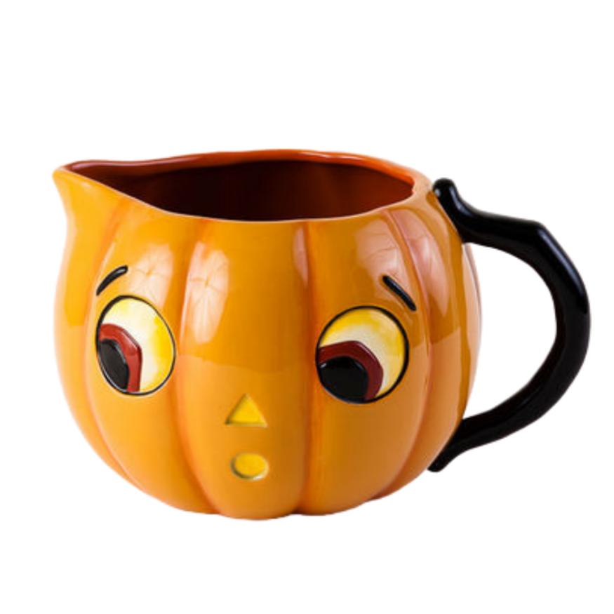 ORANGE PUMPKIN PITCHER One Hundred 80 Degrees Halloween Tableware Bonjour Fete - Party Supplies