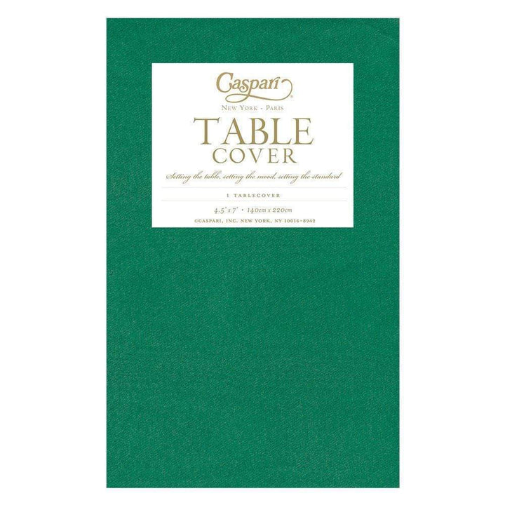 GREEN MOIRE TABLE COVER Caspari Table Cover Bonjour Fete - Party Supplies