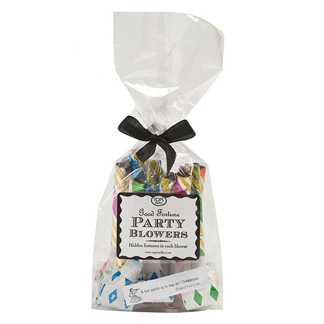 OLD FASHION GOOD FORTUNE PARTY BLOWERS TOPS MALIBU Party Blowers Bonjour Fete - Party Supplies