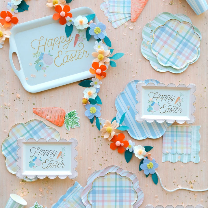PLAID PATTERN NAPKINS Meri Meri Napkins Bonjour Fete - Party Supplies