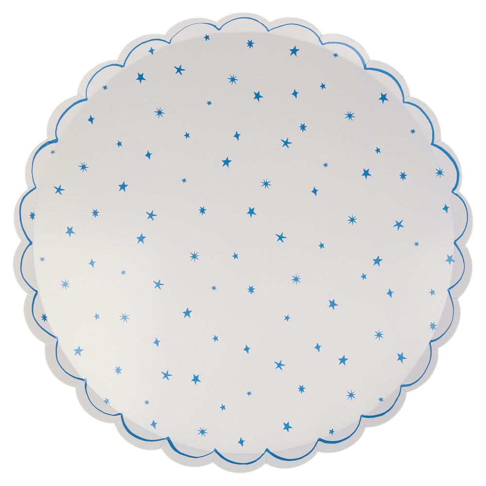 STAR PATTERN DINNER PLATES Meri Meri Plates Bonjour Fete - Party Supplies