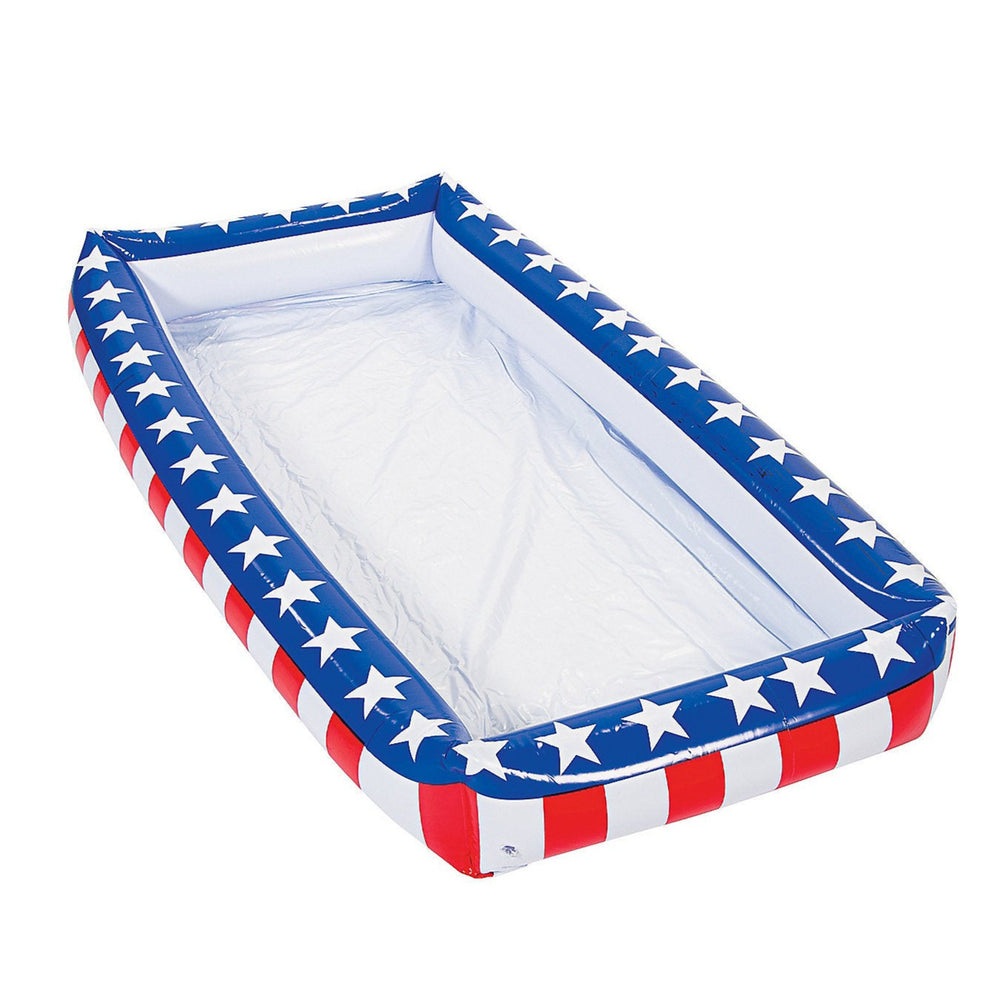 PATRIOTIC INFLATABLE BUFFET COOLER Fun Express 4th of July Bonjour Fete - Party Supplies