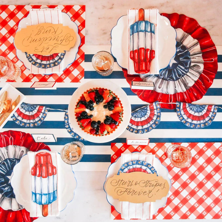 PATRIOTIC BUNTING Hester & Cook Bonjour Fete - Party Supplies