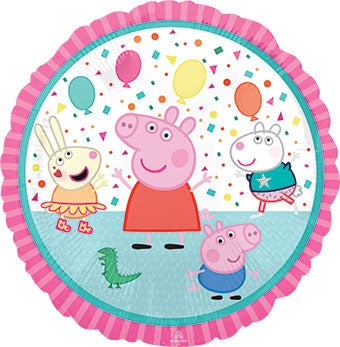 PEPPA PIG & FRIENDS BALLOON Anagram Bonjour Fete - Party Supplies