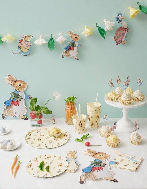 PETER RABBIT AND FRIENDS PLATES Meri Meri Plates Bonjour Fete - Party Supplies