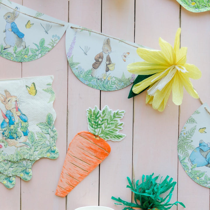 PETER RABBIT IN THE GARDEN GARLAND Meri Meri Garlands & Banners Bonjour Fete - Party Supplies