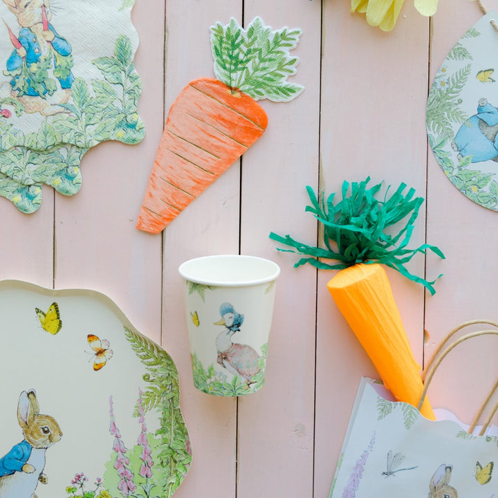 PETER RABBIT IN THE GARDEN CUPS Meri Meri Cups Bonjour Fete - Party Supplies