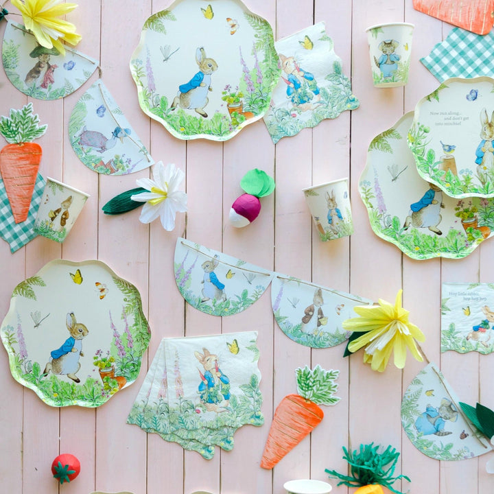 PETER RABBIT IN THE GARDEN DINNER PLATES Meri Meri Plates Bonjour Fete - Party Supplies