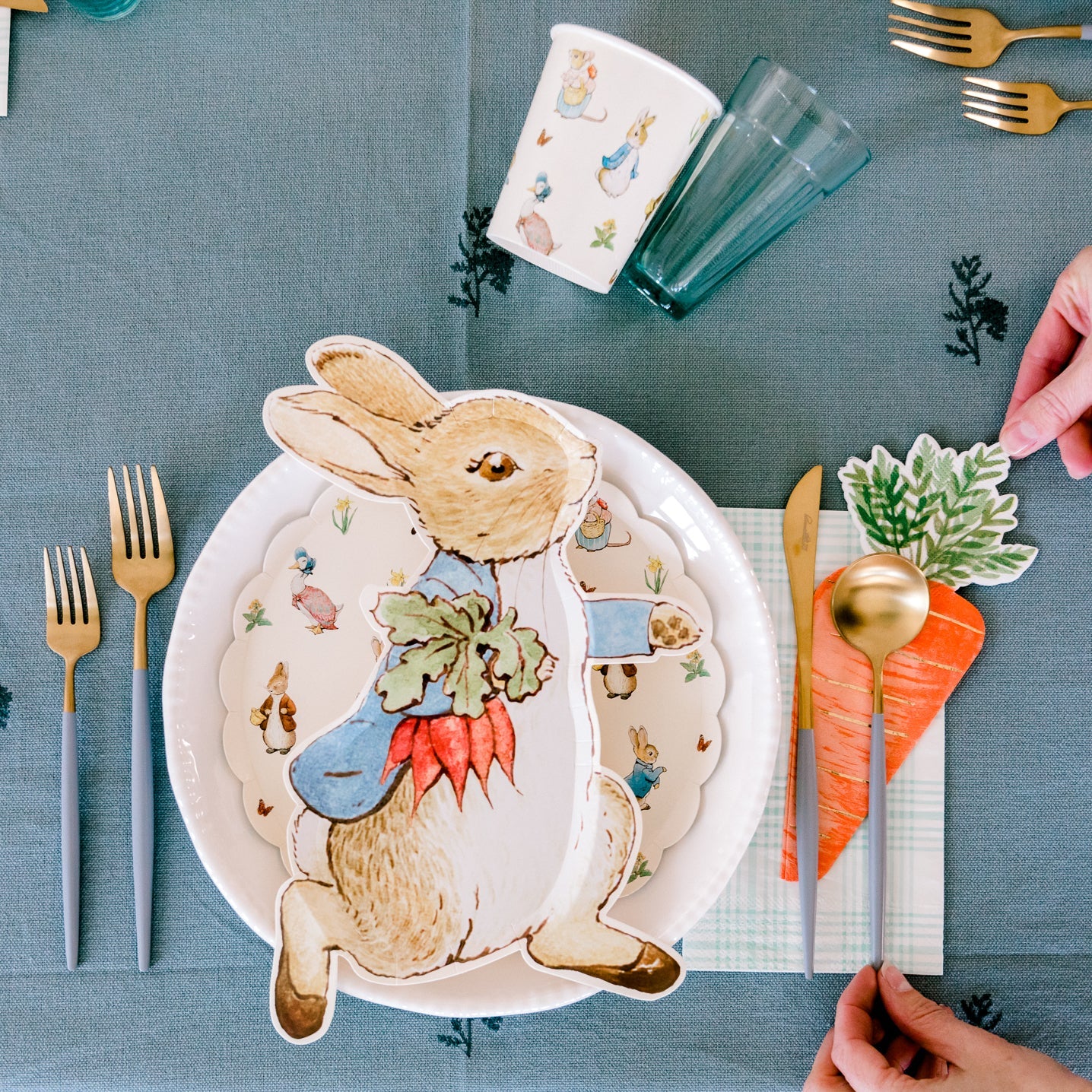 MERI MERI X PETER RABBIT DIE CUT PLATES – Bonjour Fête
