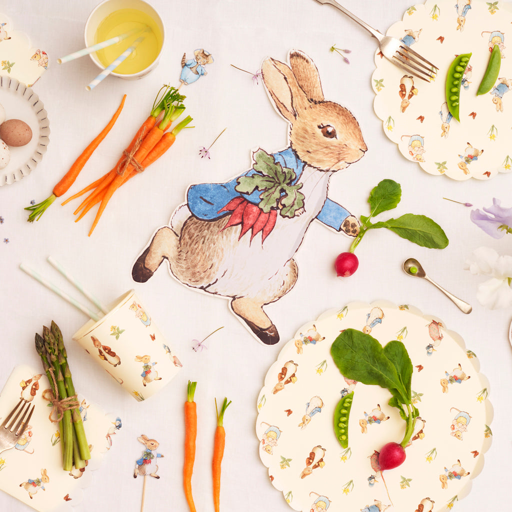 PETER RABBIT AND FRIENDS PLATES Meri Meri Plates Bonjour Fete - Party Supplies
