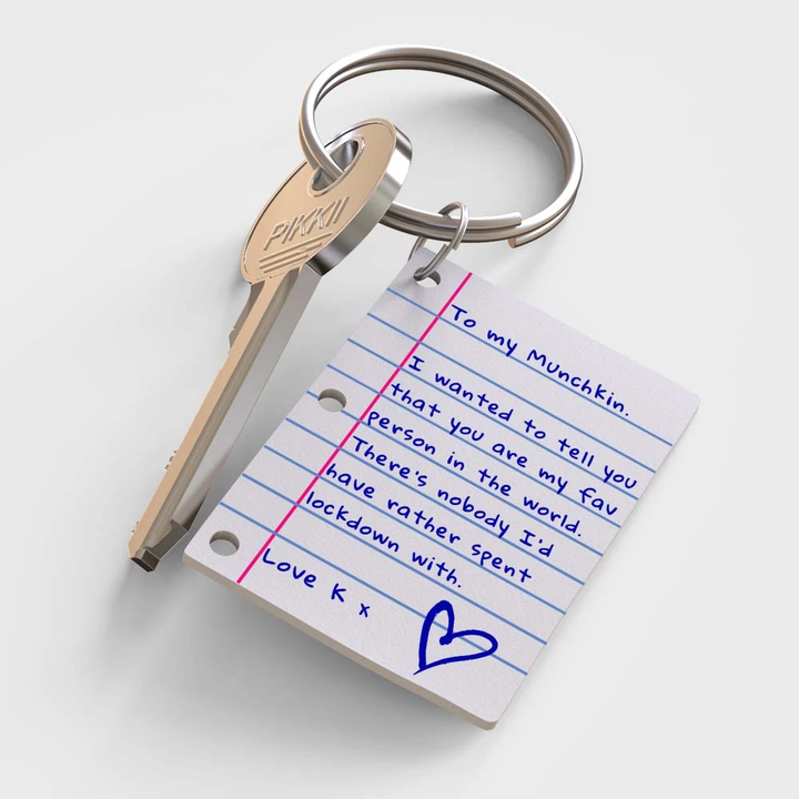 LITTLE LETTER SHRINK KEYRING KIT Pikkii Keychain Bonjour Fete - Party Supplies