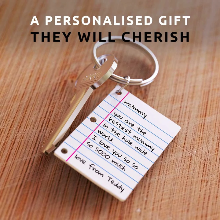 LITTLE LETTER SHRINK KEYRING KIT Pikkii Keychain Bonjour Fete - Party Supplies