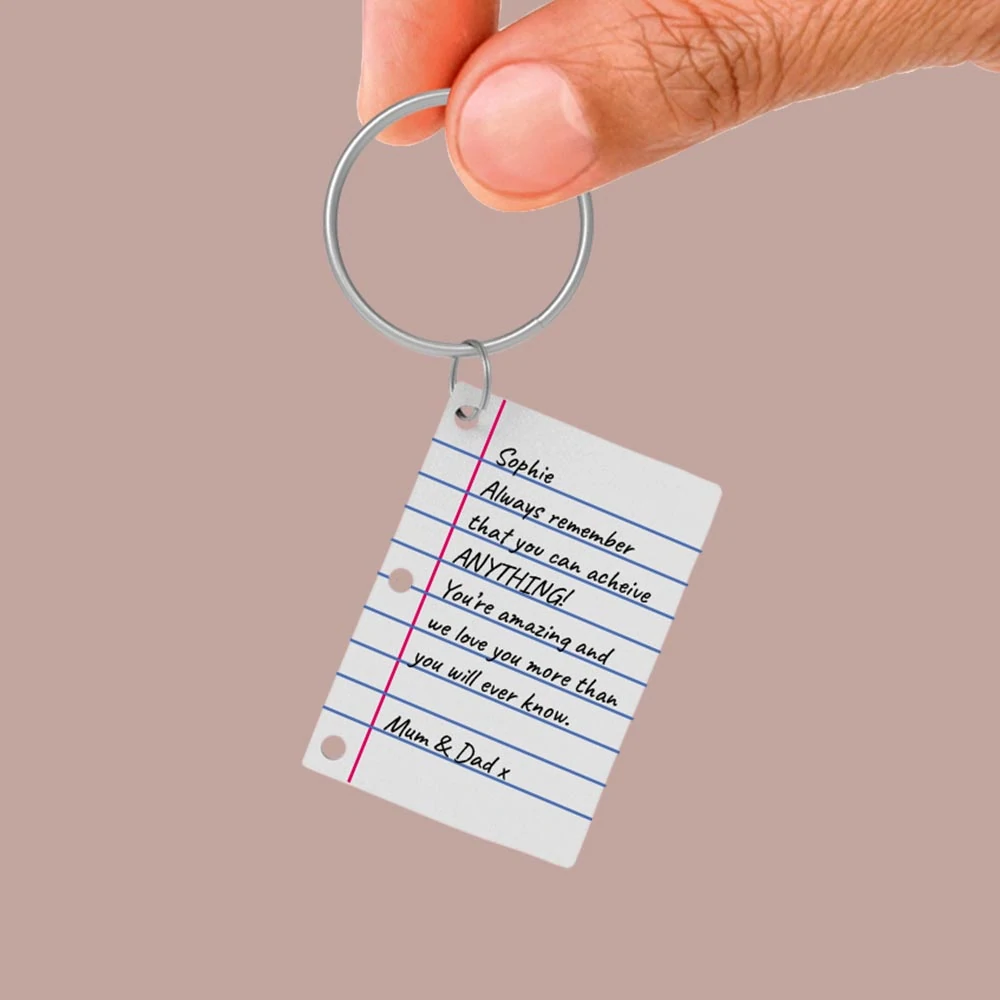 LITTLE LETTER SHRINK KEYRING KIT Pikkii Keychain Bonjour Fete - Party Supplies