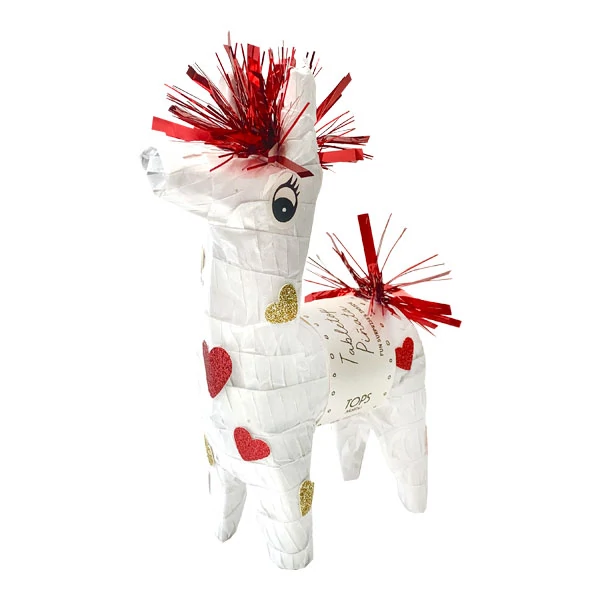 MINI TABLETOP LOVE LLAMA PINATA TOPS MALIBU Mini Pinatas Bonjour Fete - Party Supplies