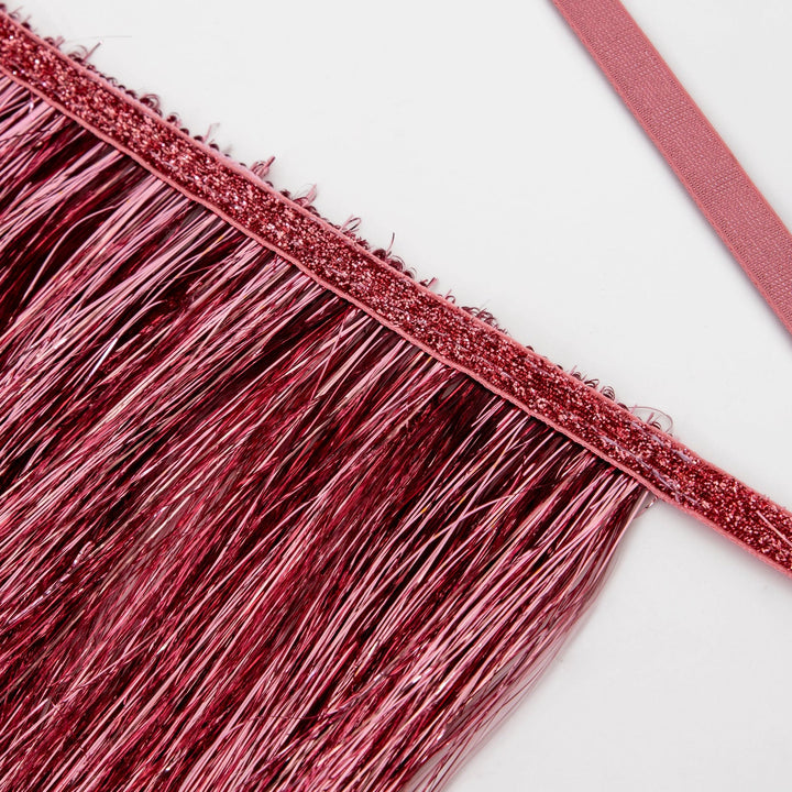 PINK TINSEL FRINGE GARLAND Meri Meri Garlands & Banners Bonjour Fete - Party Supplies