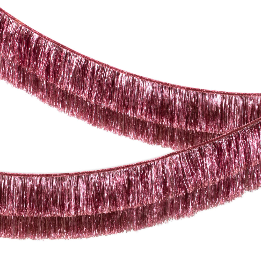 PINK TINSEL FRINGE GARLAND Meri Meri Garlands & Banners Bonjour Fete - Party Supplies
