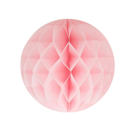 SOFT PINK HONEYCOMB BALL My Little Day Hanging Decor Bonjour Fete - Party Supplies