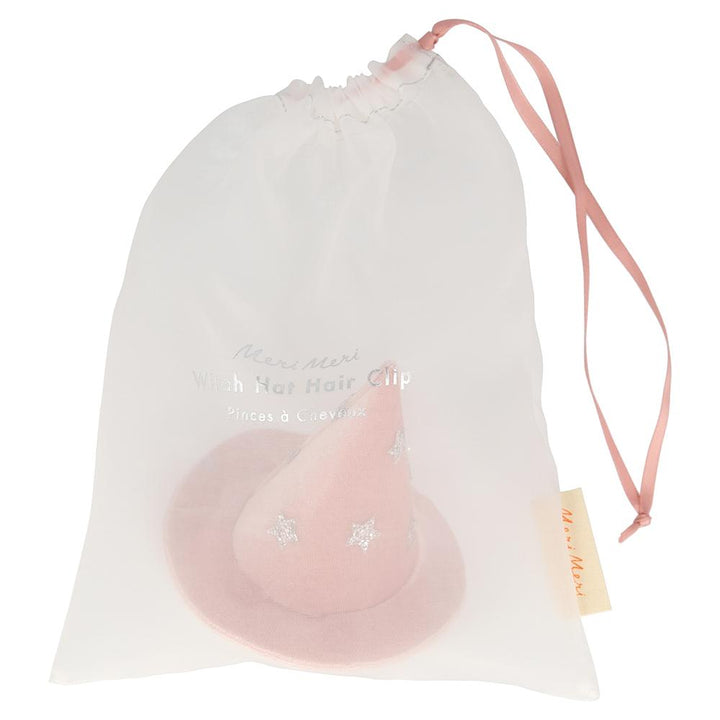 PINK VELVET WITCH HAT Meri Meri Halloween Costumes Bonjour Fete - Pastel Halloween Party Supplies