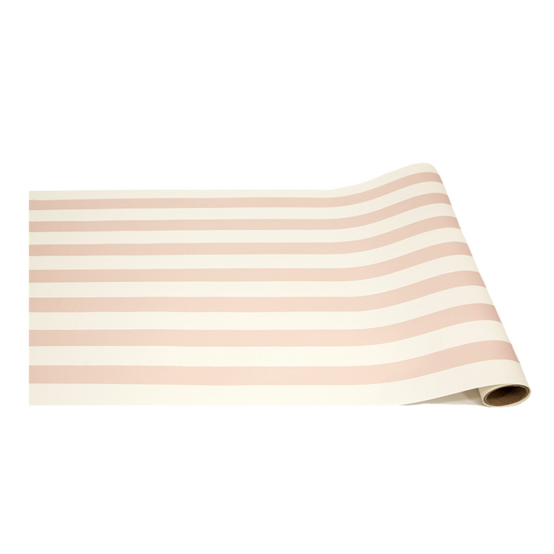 Classic Pink Stripe Table Runner Bonjour Fete Party Supplies Table Runners & Placemats