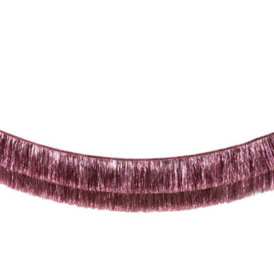 PINK TINSEL FRINGE GARLAND Meri Meri Garlands & Banners Bonjour Fete - Party Supplies