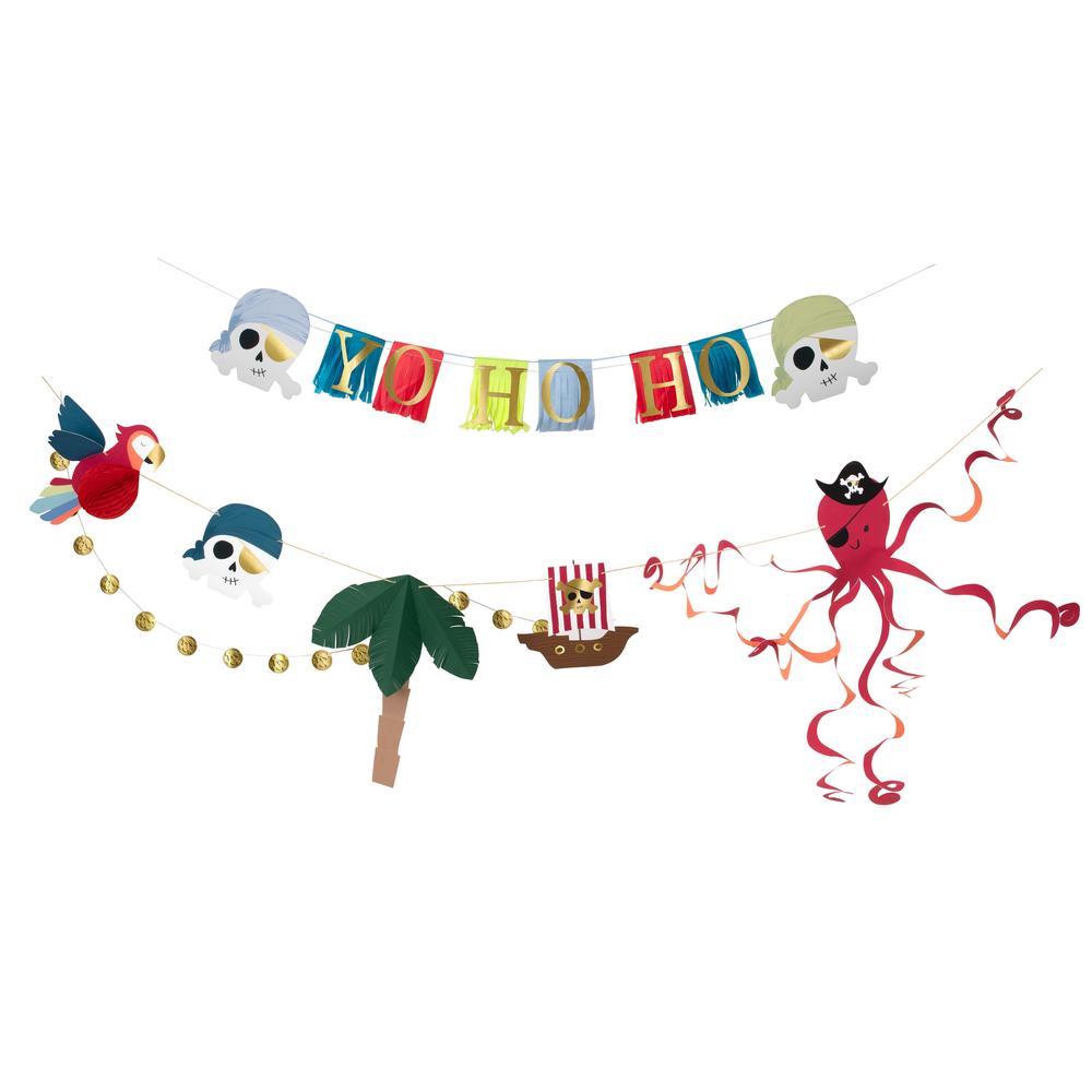 PIRATE ICON GARLAND Meri Meri Garlands & Banners Bonjour Fete - Party Supplies