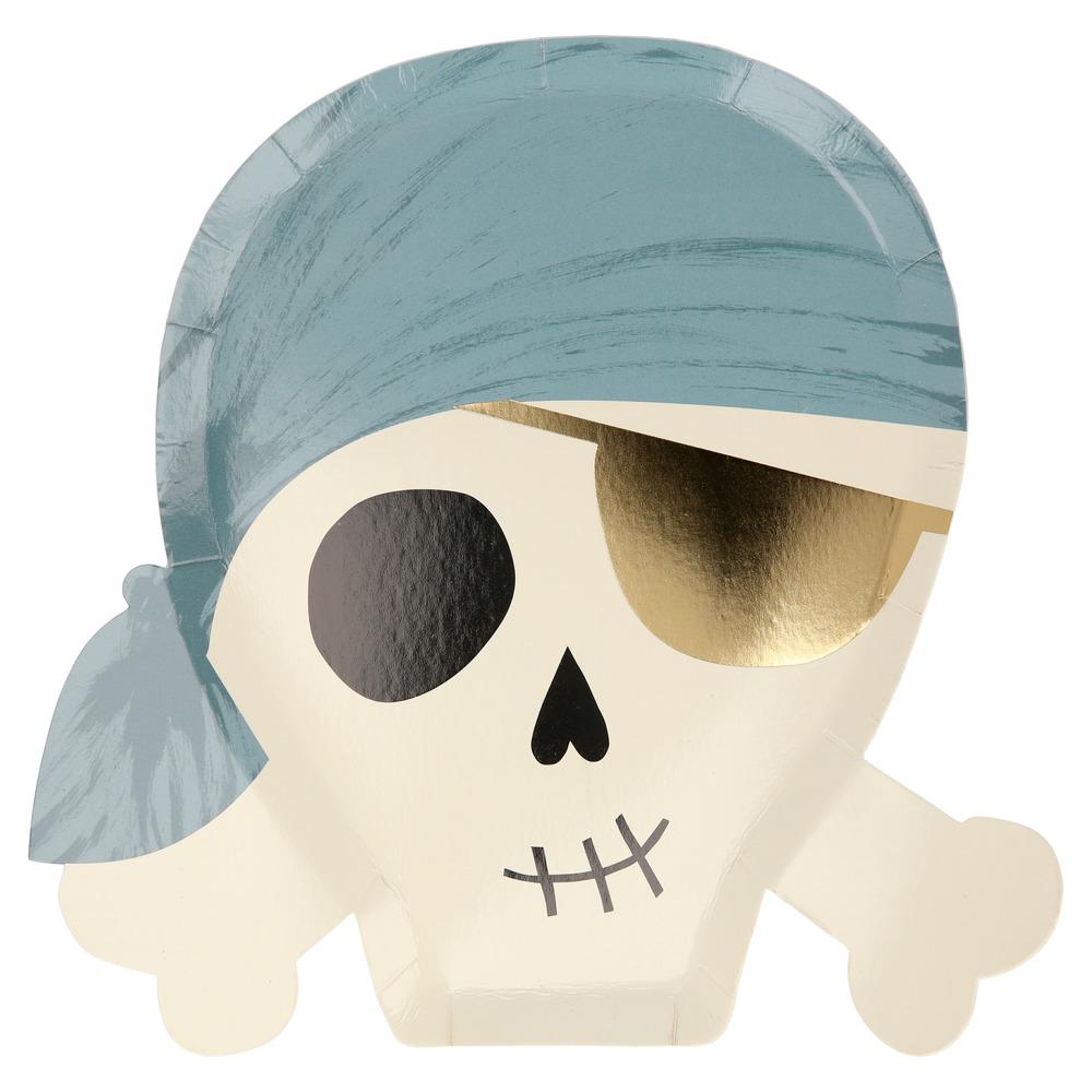 PIRATE PLATES Meri Meri Plates Bonjour Fete - Party Supplies