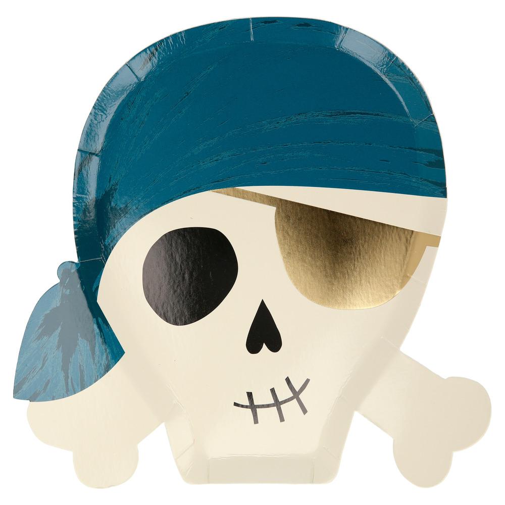 PIRATE PLATES Meri Meri Plates Bonjour Fete - Party Supplies