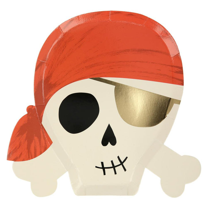 PIRATE PLATES Meri Meri Plates Bonjour Fete - Party Supplies