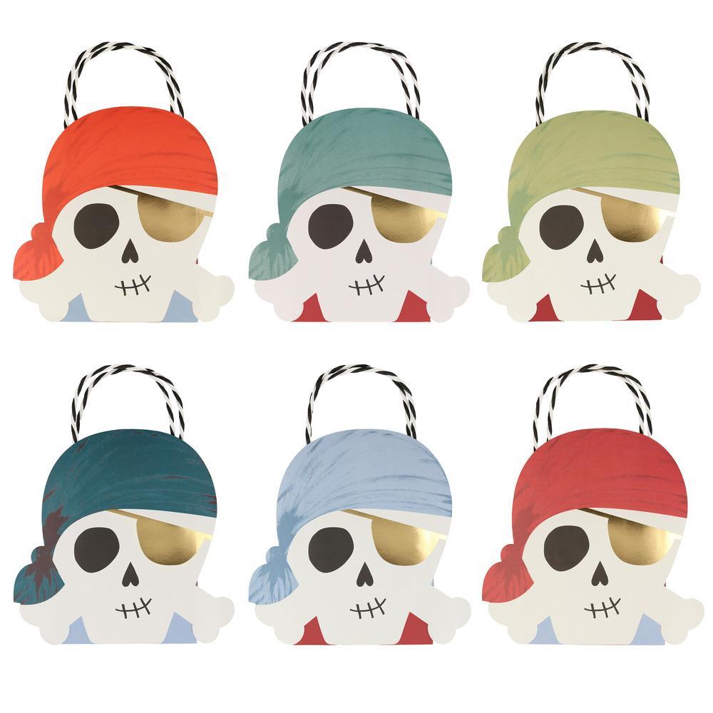 PIRATE PARTY BAGS Meri Meri Party Favor Bonjour Fete - Party Supplies