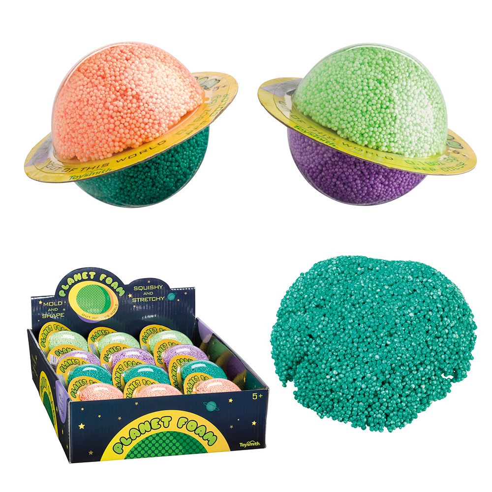 PLANET FOAM Toysmith Kid's Party Favors Bonjour Fete - Party Supplies