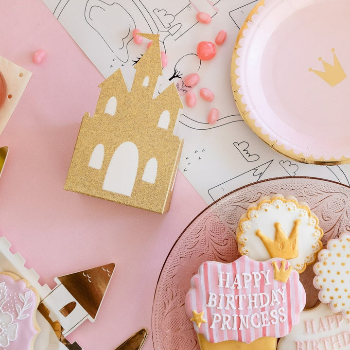 PRINCESS CASTLE FAVOR BOXES My Mind’s Eye Bonjour Fete - Party Supplies