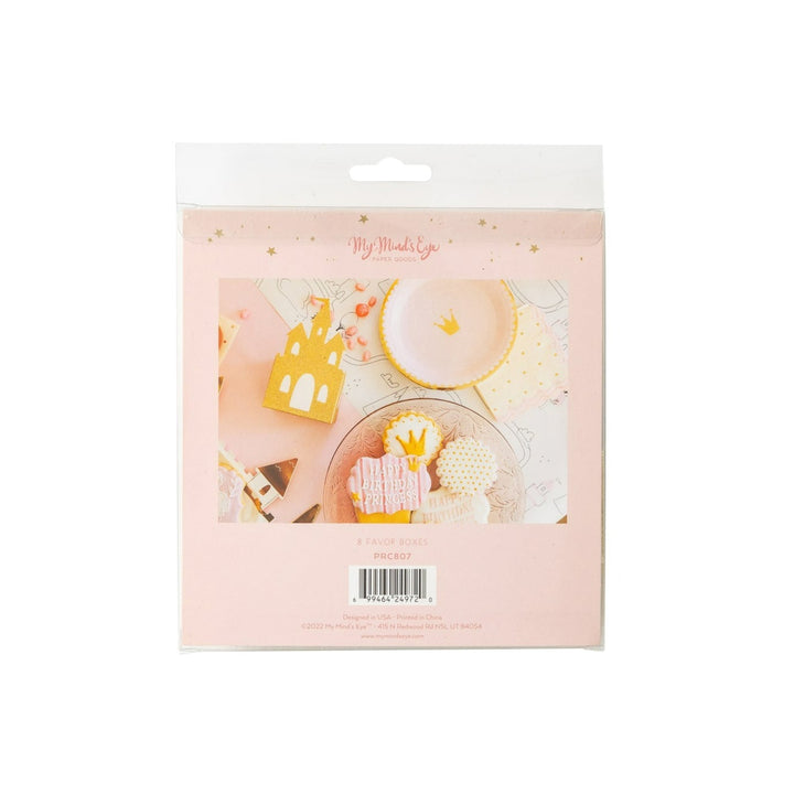 PRINCESS CASTLE FAVOR BOXES My Mind’s Eye Bonjour Fete - Party Supplies