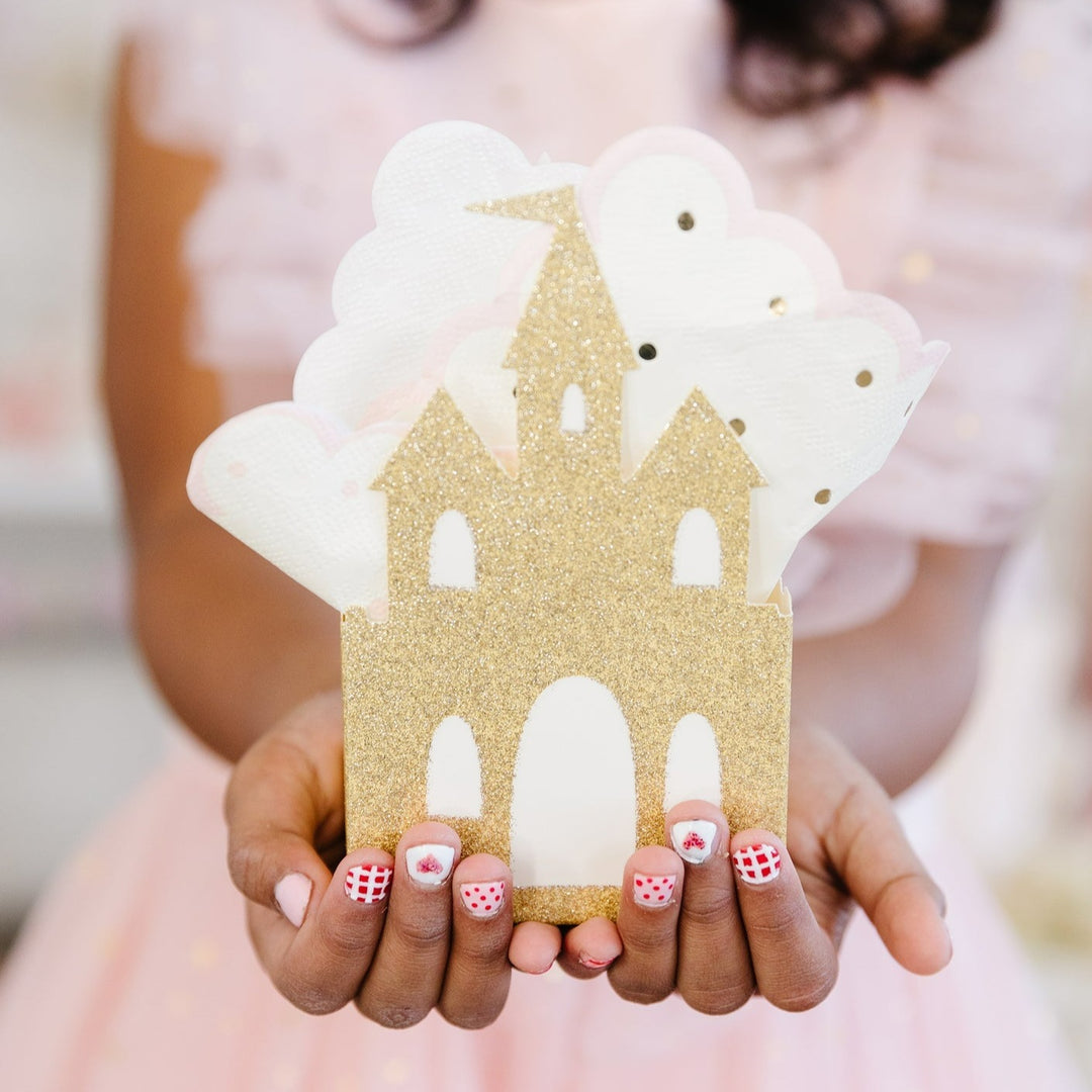 PRINCESS CASTLE FAVOR BOXES My Mind’s Eye Bonjour Fete - Party Supplies