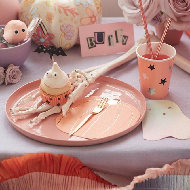 PASTEL PUMPKIN NAPKINS Meri Meri Halloween Tableware Bonjour Fete - Party Supplies