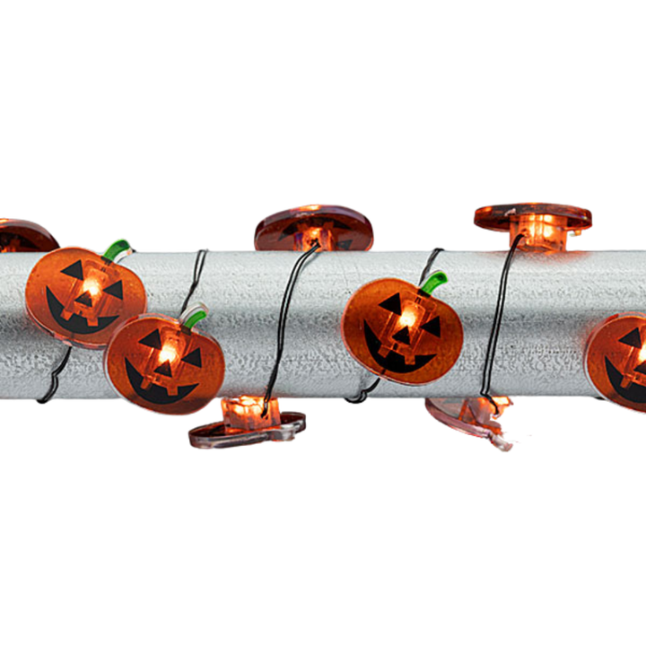 ACRYLIC JACK-O-LANTERN STRING LIGHTS The Gerson Companies Light Bonjour Fete - Party Supplies