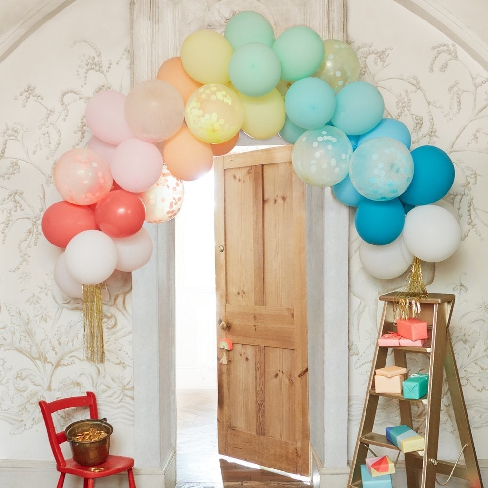 RAINBOW BALLOON ARCH GARLAND KIT Meri Meri Balloon Garland Kit Bonjour Fete - Party Supplies