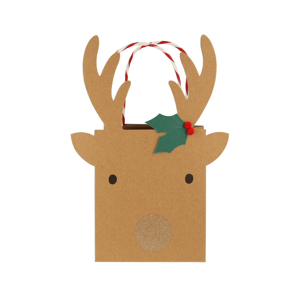 REINDEER GIFT BAGS Meri Meri PASTEL TISSUE FRINGE  CHRISTMAS CRACKERS Bonjour Fete - Party Supplies
