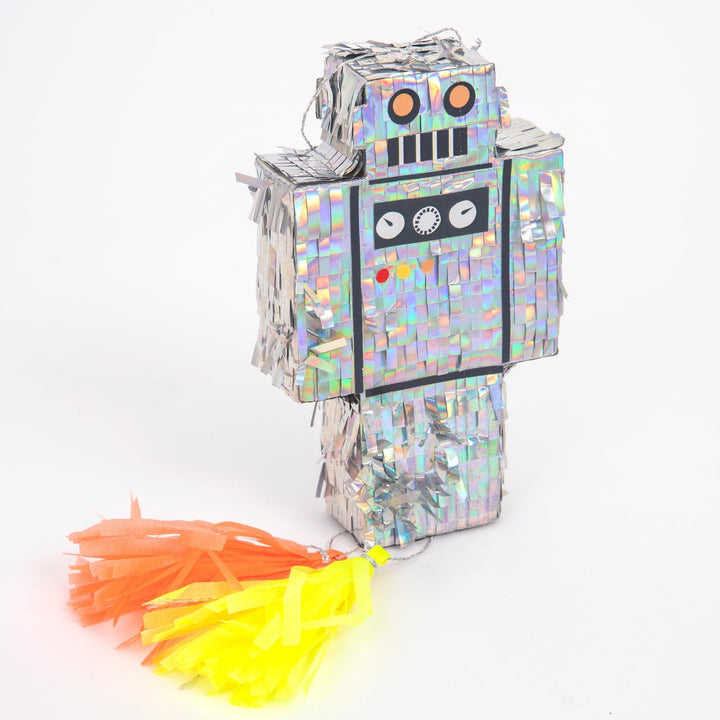 ROBOT PIÑATA PARTY FAVOR Meri Meri Mini Pinatas Bonjour Fete - Party Supplies